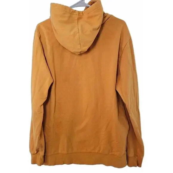 Volcom Men's Hoodie Sweatshirt in Mustard Yellow Size Large - Picture 2 of 9